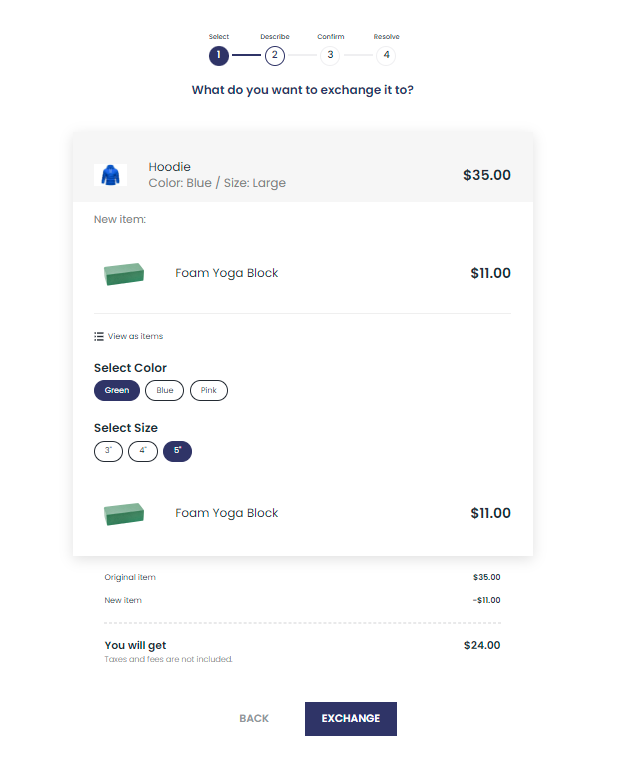 Product Exchange